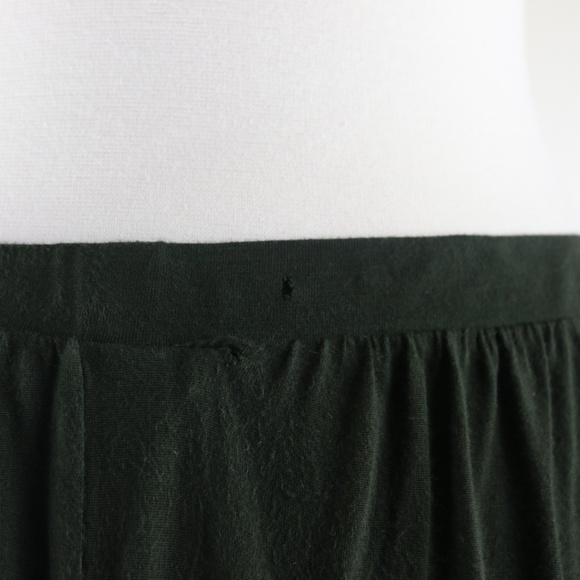H&M Forest Green Maxi A-line L Skirt - Picture 4 of 6